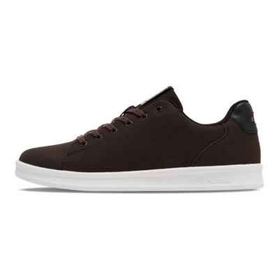 Basket homme Hummel COURT LINE WT – Réf. 225946-8071 – Couleur marron, chaussure tendance et confortable.