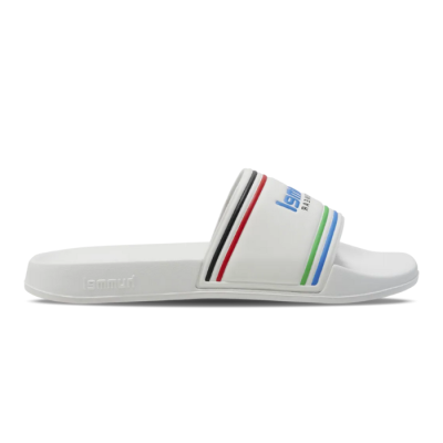 Claquette homme Hummel POOL SLIDE RT – Réf. 228340-9639 – Couleur blanc, parfaite pour un look estival.