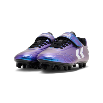 Chaussure de football enfant Hummel TOP STAR F.G. JR – Réf. 216568-9639 – Multicolore, design dynamique et excellent maintien.