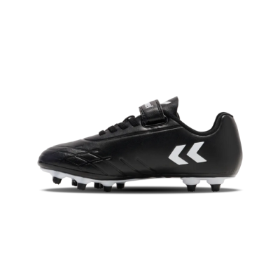 Chaussure de football enfant Hummel TOP STAR F.G. JR – Réf. 216568-2042 – Couleur noir, crampons résistants et confort optimal.