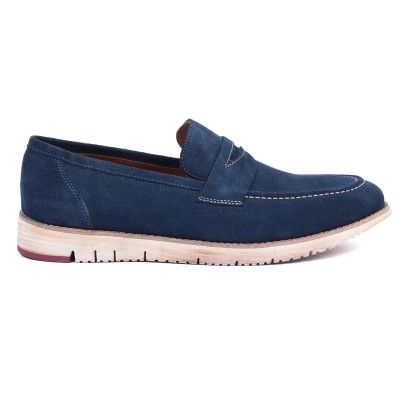 Mocassin homme HOMME MODERNE – Réf. HM-047-BM – Cuir véritable bleu marine, élégant et tendance. Mocassin homme HOMME MODERNE – Réf. HM-047-BM – Cuir véritable bleu marine, élégant et tendance.