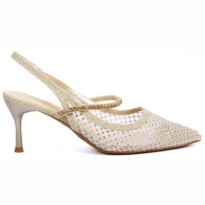 Escarpin femme – Réf. STX-139-59-DO – Couleur doré, tendance et parfait pour un look chic.