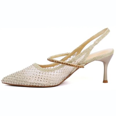 Escarpin femme – Réf. STX-139-59-DO – Couleur doré, tendance et parfait pour un look chic.
