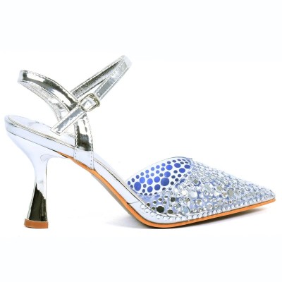 Escarpin femme – Réf. STX-3835-669-AR – Couleur argent, raffiné et idéal pour les occasions spéciales.