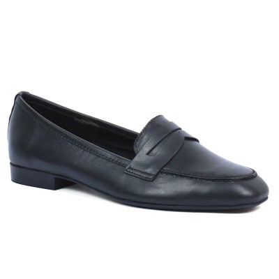 Mocassin femme Andrea Bruni – Réf. AB-BAL5-N – Couleur noir, 100 % cuir, classique et confortable.