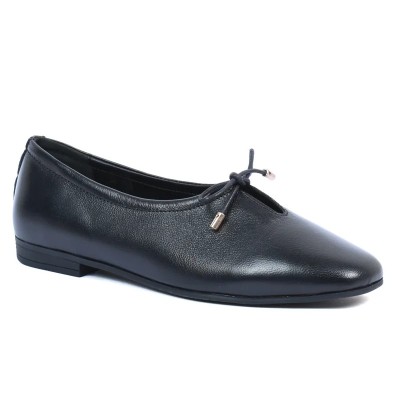 Ballerine femme Andrea Bruni – Réf. AB-124-1-N – Couleur noir, 100 % cuir, élégante et pratique.
