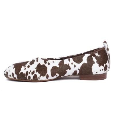Ballerine femme Andrea Bruni – Réf. AB-BAL1-BCM – Couleur blanc/marron, 100 % cuir, tendance et confortable. Ballerine femme Andrea Bruni – Réf. AB-BAL1-BCM – Couleur blanc/marron, 100 % cuir, tendance et confortable.