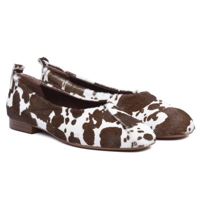 Ballerine femme Andrea Bruni – Réf. AB-BAL1-BCM – Couleur blanc/marron, 100 % cuir, tendance et confortable. Ballerine femme Andrea Bruni – Réf. AB-BAL1-BCM – Couleur blanc/marron, 100 % cuir, tendance et confortable.