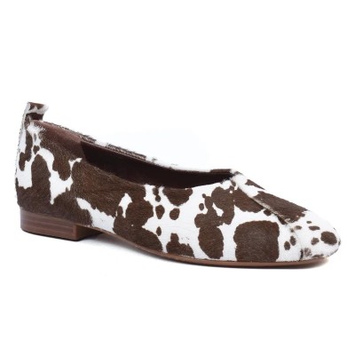 Ballerine femme Andrea Bruni – Réf. AB-BAL1-BCM – Couleur blanc/marron, 100 % cuir, tendance et confortable. Ballerine femme Andrea Bruni – Réf. AB-BAL1-BCM – Couleur blanc/marron, 100 % cuir, tendance et confortable.
