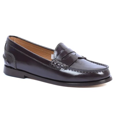 Mocassin femme Andrea Bruni – Réf. AB-MOCASSINO-M – Couleur marron, 100 % cuir, tendance et de qualité.