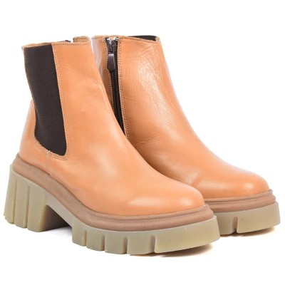 boots femme andrea bruni 393-3 cuir camel boots femme andrea bruni 393-3 cuir camel