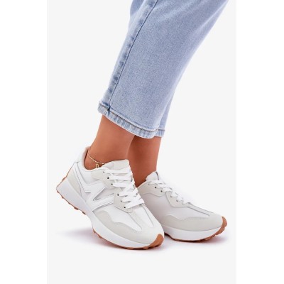 Basket femme – Réf. 3-6-BC – Couleur blanc, tendance et chic.