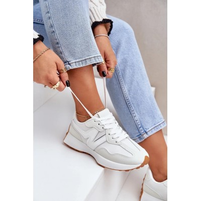 Basket femme – Réf. 3-6-BC – Couleur blanc, tendance et chic.