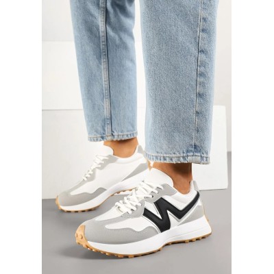 Basket femme – Réf. 3-6-G – Couleur gris, tendance et chic.
