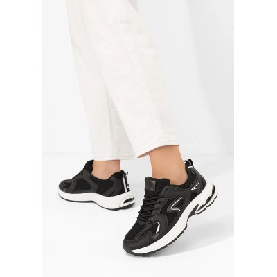 Basket femme – Réf. AN618-N – Couleur noir, tendance et chic. Basket femme – Réf. AN618-N – Couleur noir, tendance et chic.