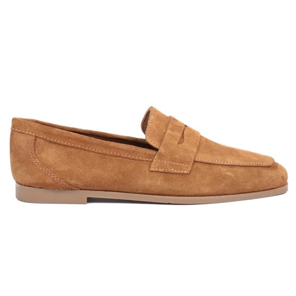 MOCASSIN FEMME DAIM
