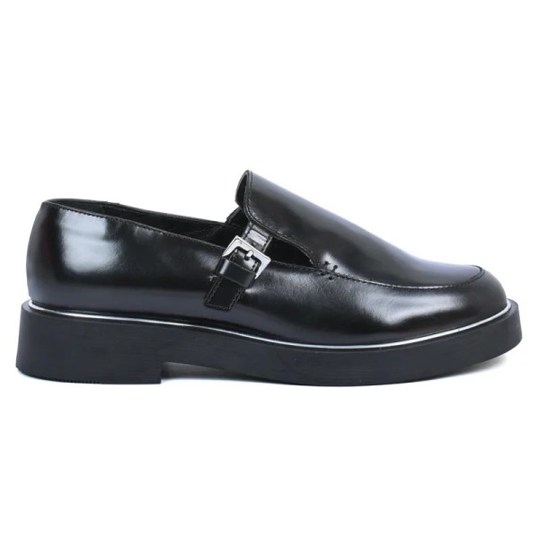 MOCASSINS PLATEFORME FEMME CUIR