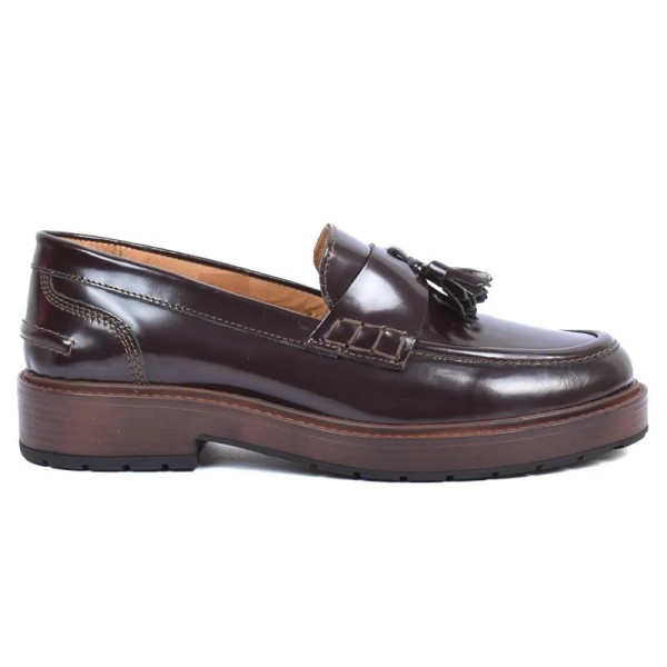 MOCASSIN PLATEFORME CUIR