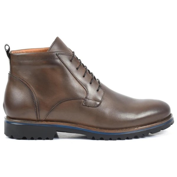 BOTTINE HOMME CUIR À LACETS