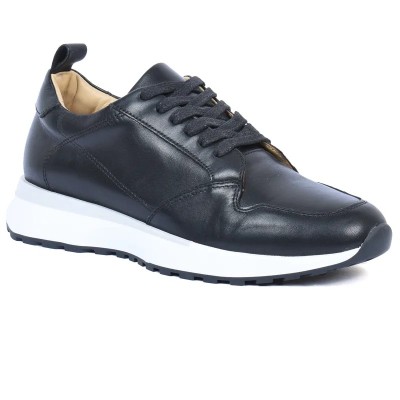 basket basse homme S37 noir cuir basket basse homme S37 noir cuir