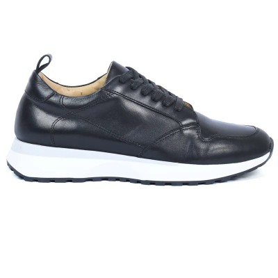basket basse homme S37 noir cuir basket basse homme S37 noir cuir