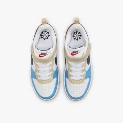 Nike Court Borough Low Recraft DV5457-124 Blanc Multicolore enfant