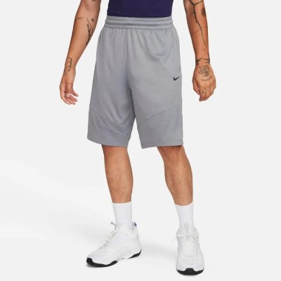 Nike Icon DQ5822-066 Short Basketball Gris Homme