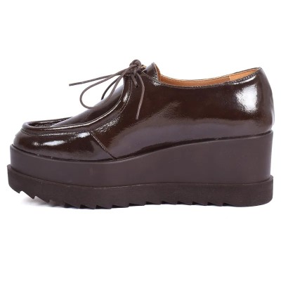 Derby femme compensée marron AB-103-5-M Andrea Bruni Derby femme compensée marron AB-103-5-M Andrea Bruni