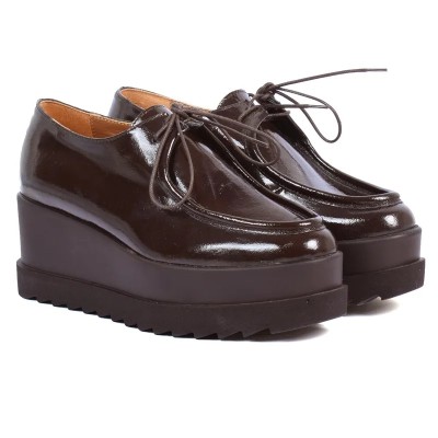 Derby femme compensée marron AB-103-5-M Andrea Bruni Derby femme compensée marron AB-103-5-M Andrea Bruni