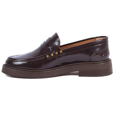 Mocassin femme marron franges AB-113-3-M Andrea Bruni Mocassin femme marron franges AB-113-3-M Andrea Bruni