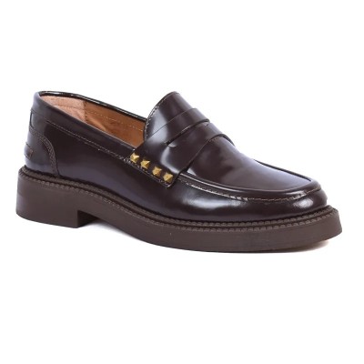 Mocassin femme marron franges AB-113-3-M Andrea Bruni Mocassin femme marron franges AB-113-3-M Andrea Bruni