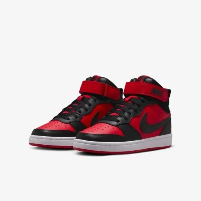 Nike Court Borough Mid 2 CD7782-602 Rouge Enfant Nike Court Borough Mid 2 CD7782-602 Rouge Enfant