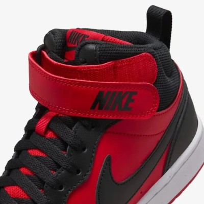 Nike Court Borough Mid 2 CD7782-602 Rouge Enfant Nike Court Borough Mid 2 CD7782-602 Rouge Enfant