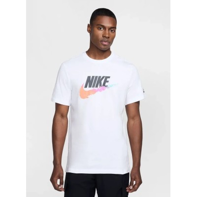Nike T-shirt Swoosh HJ0568-100 Blanc Nike T-shirt Swoosh HJ0568-100 Blanc