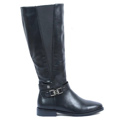 Bottes femme noires à boucle élégante TRENDS SHOES SG2026-84-N