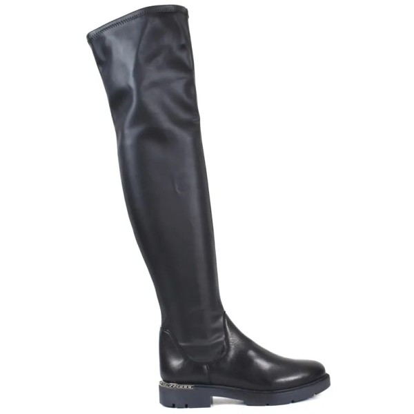 CUISSARDE FEMME CUIR NOIR