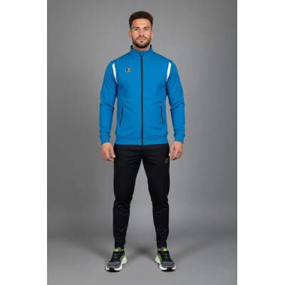 Survêtement homme bleu pétrole en polyamide AUSLESE Réf 743-BLP