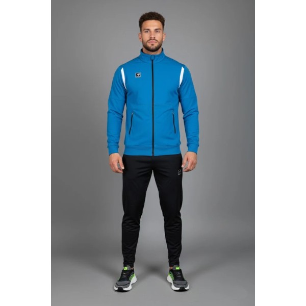 SURVÊTEMENT HOMME BLEU PÉTROLE EN POLYAMIDE