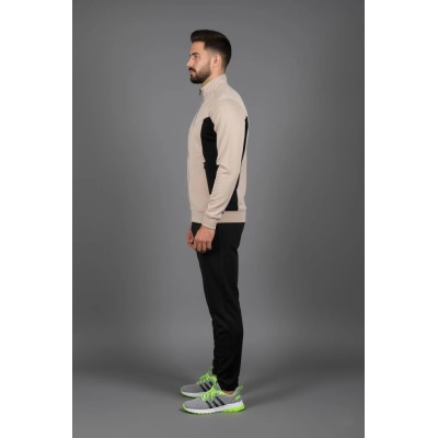 Survêtement homme beige en satin AUSLESE Réf 805-BG