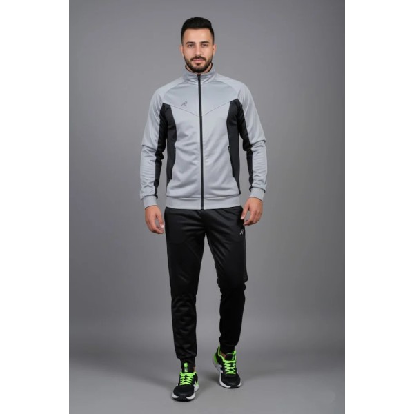 SURVÊTEMENT HOMME GRIS EN SATIN