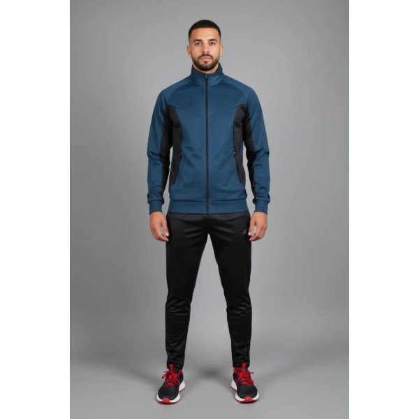 SURVÊTEMENT HOMME BLEU PÉTROLE EN SATIN