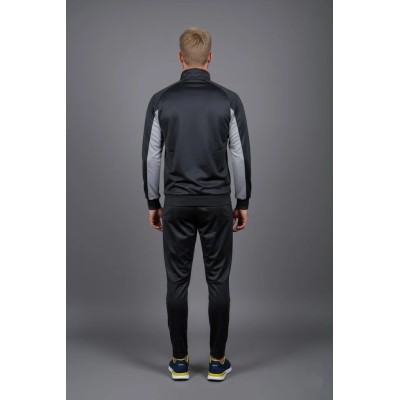 Survêtement homme noir en satin AUSLESE Réf 805-N