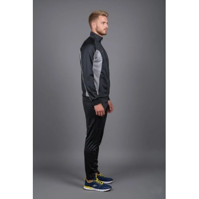 Survêtement homme noir en satin AUSLESE Réf 805-N