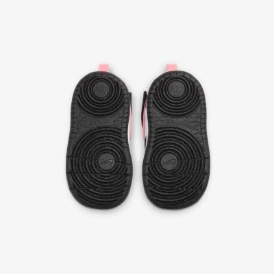 Nike Court Borough Mid 2 pour enfant Noir Blanc Réf CD7784-005