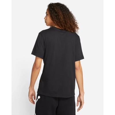 T-shirt Jordan Jumpman noir avec logo brodé Réf DC7485-010
