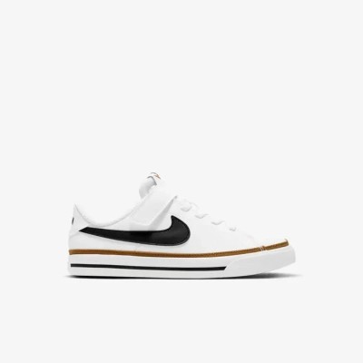 Nike Court Legacy enfant blanc ocre Réf DA5381-102