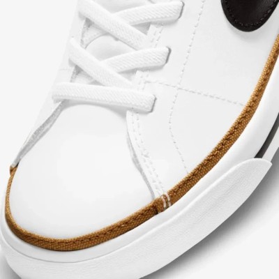 Nike Court Legacy enfant blanc ocre Réf DA5381-102