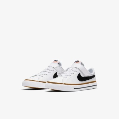 Nike Court Legacy enfant blanc ocre Réf DA5381-102