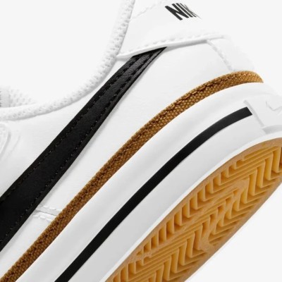 Nike Court Legacy enfant blanc ocre Réf DA5381-102