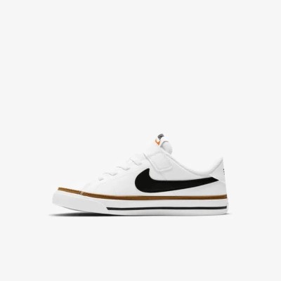 Nike Court Legacy enfant blanc ocre Réf DA5381-102